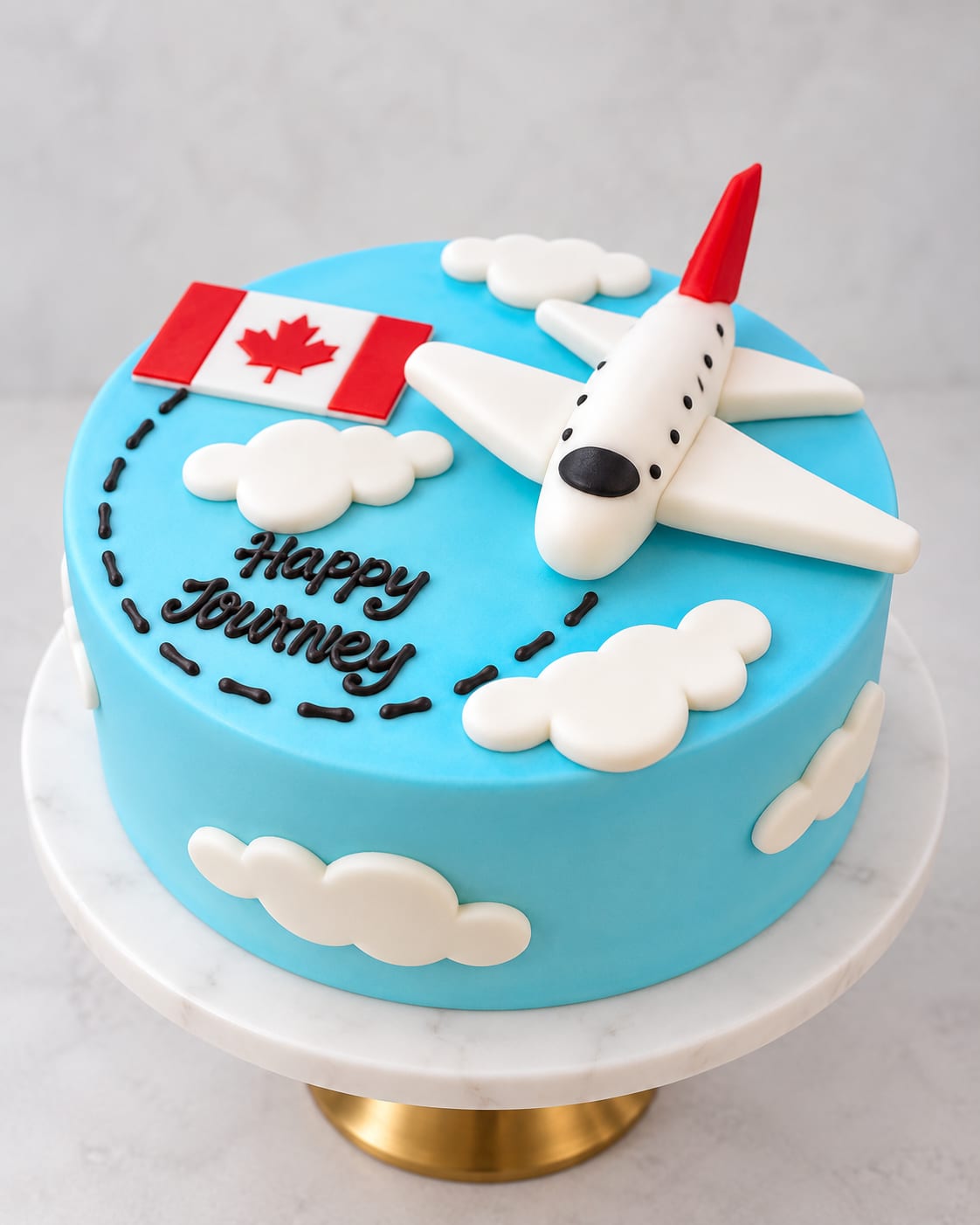 Travel Theme Cake