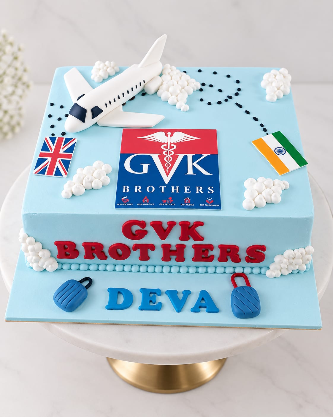Airplane Theme Cake