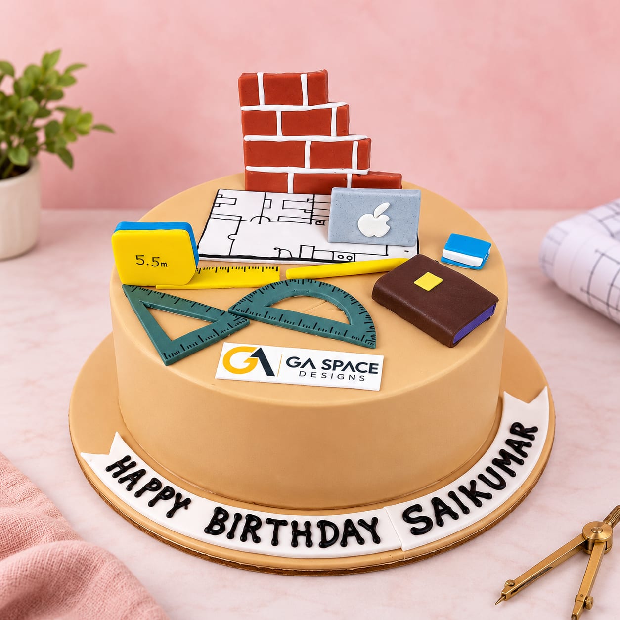 Architect & Civil Engineer Theme Cake
