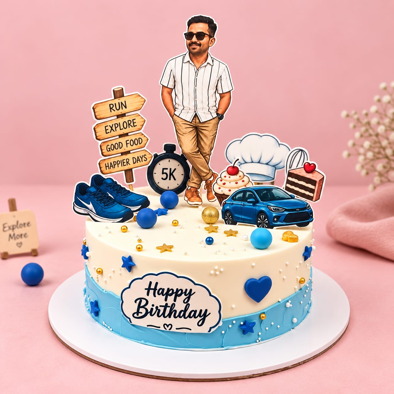 Lifestyle Theme Birthday Cake