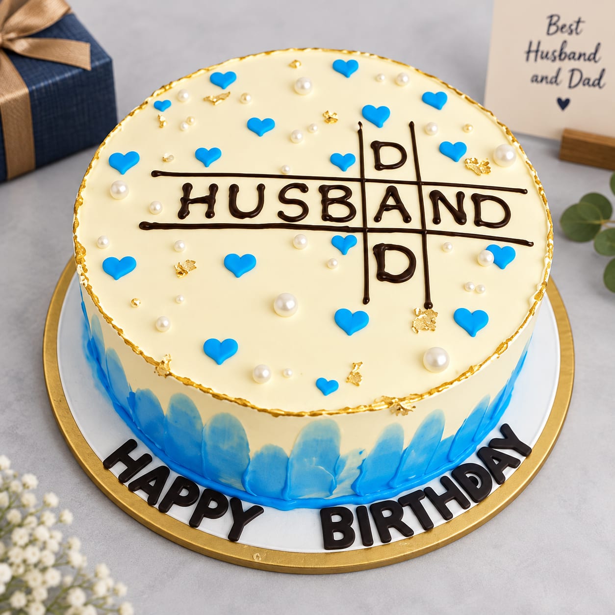 Best Husband & Dad Birthday Cake