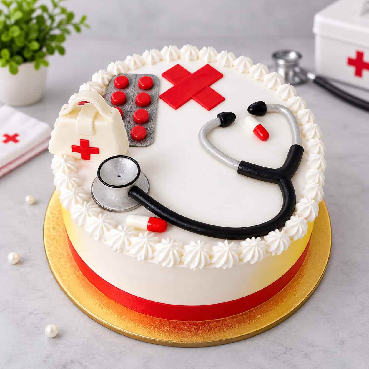 Doctor Theme Cake