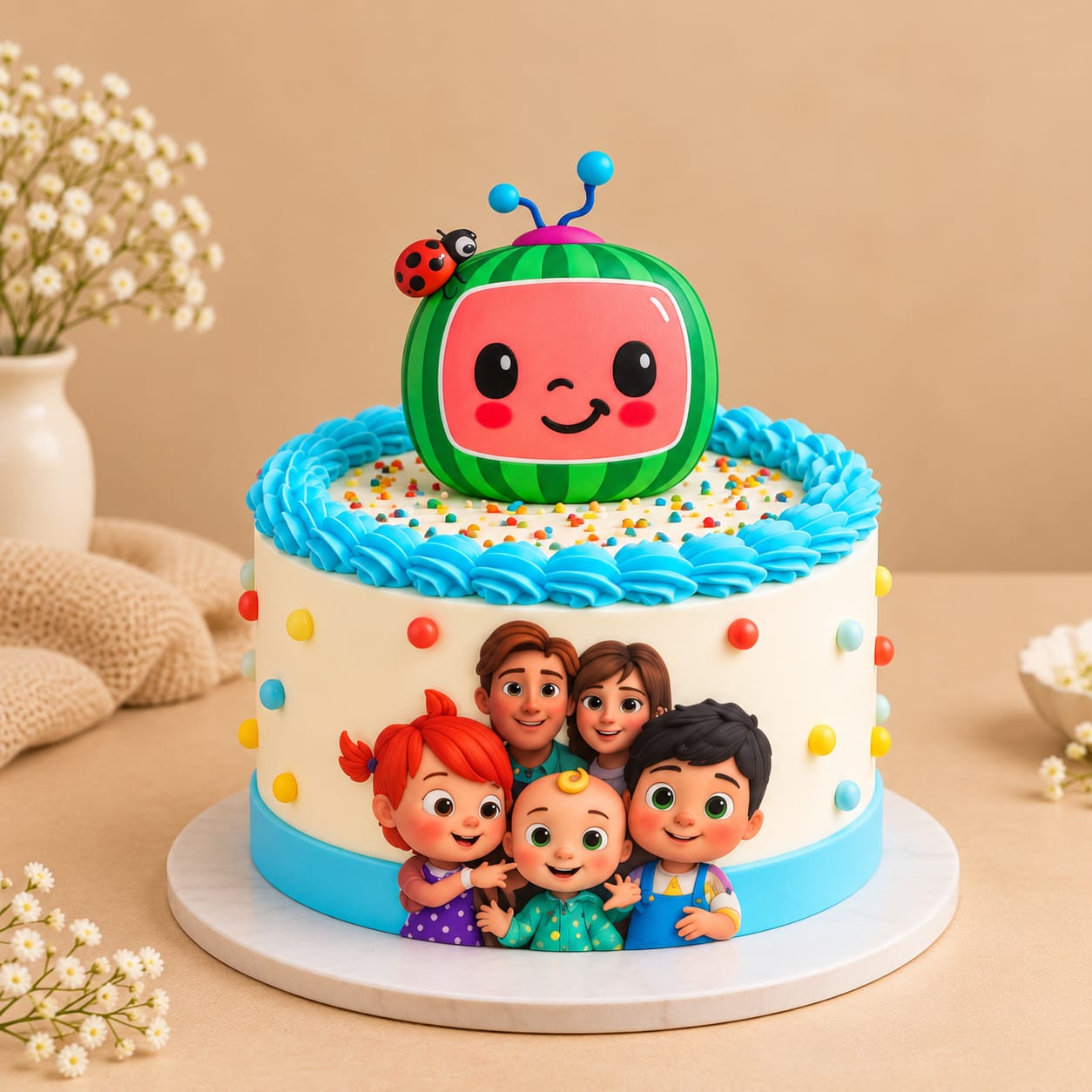 Cocomelon Family Cake