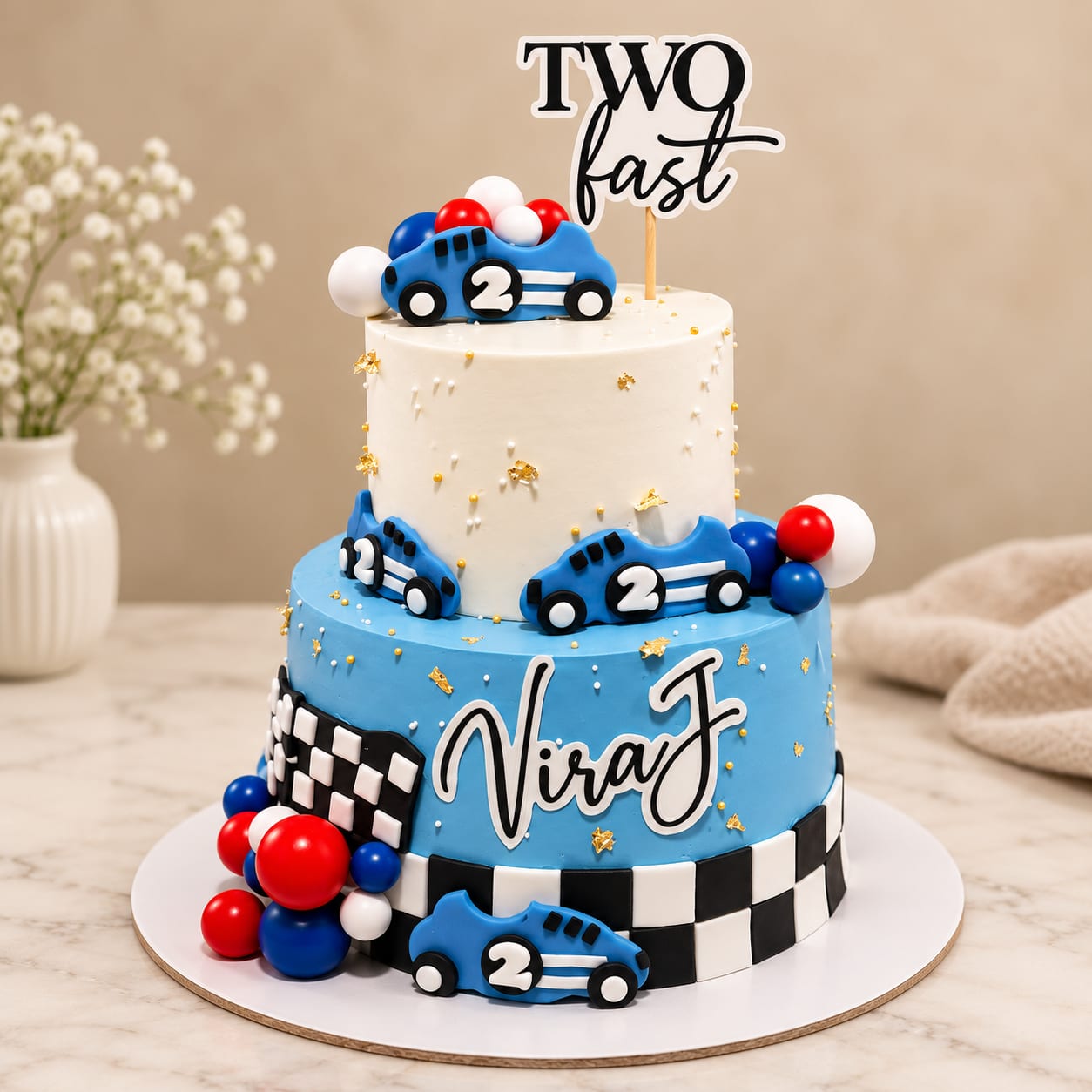 Car Theme Cake